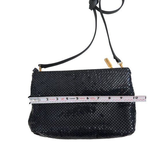 WHITING & DAVIS Vintage Navy Blue Mesh Cocktail Bag - Picture 5 of 10